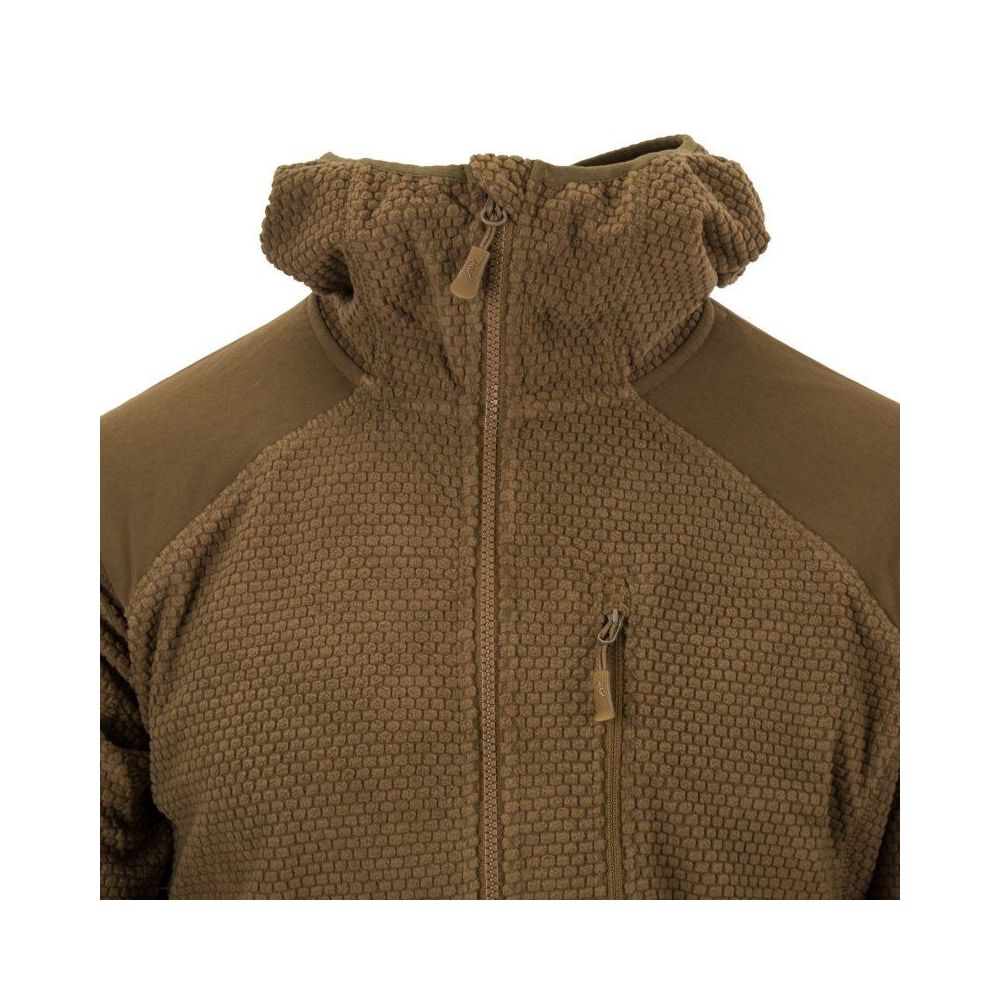 Bunda ALPHA Hoodie Jacket - Grid Fleece - Helikon-Tex®