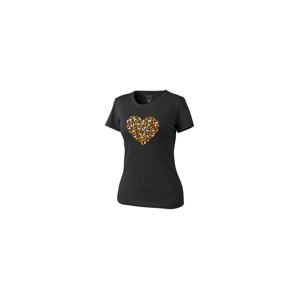 Dámské tričko - Chameleon Heart - černé  - Helikon-Tex®
