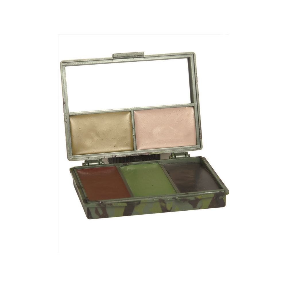 Maskovací barvy na obličej se zrcátkem 5 barev - MIL-TEC