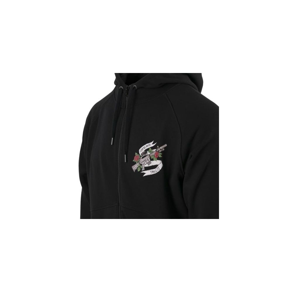 Mikina Hoodie - Fullzip Come and take it - černá - Helikon-Tex®