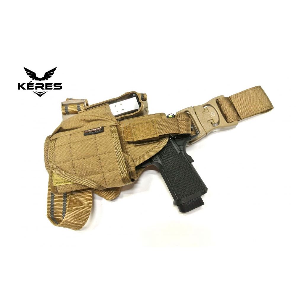 Stehenní pistolové pouzdro Tornado pro leváky - Coyote Brown - EmersonGear